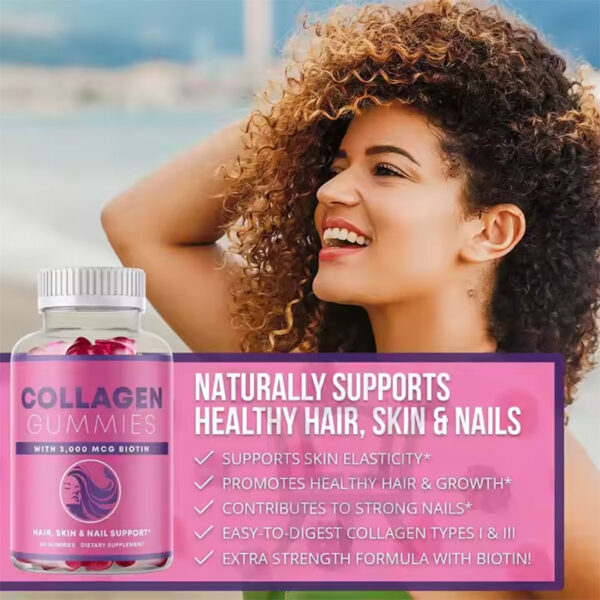 Collagen gummy bear gummy biotin - Image 6