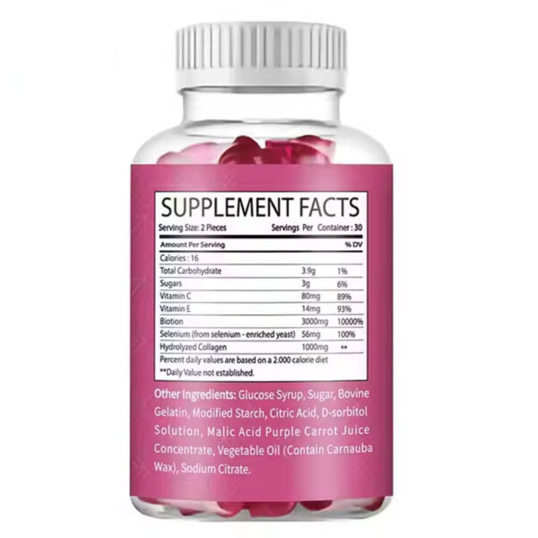 Collagen gummy bear gummy biotin - Image 4