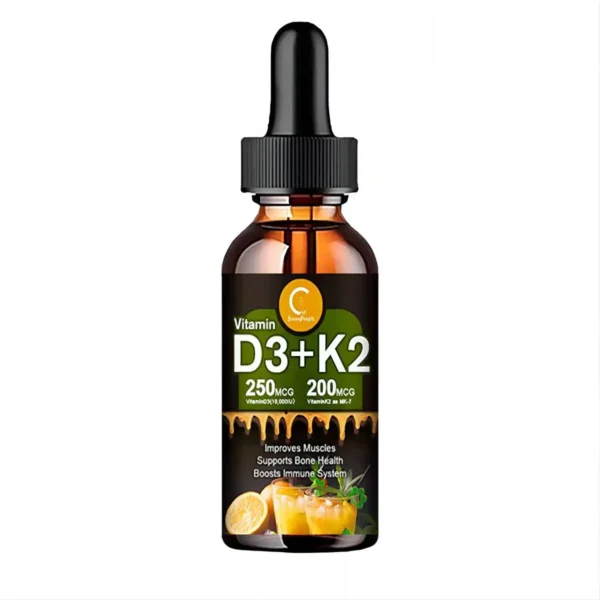 Vitamin C D3+K2 improve abdominal blood circulation, improves Muscles supports bone health boosts immune system - Image 5