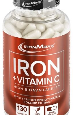 IronMaxx Eisen + Vitamin C - 130 Kapseln