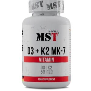 MST - Vitamin D3 + K2 + MK-7 120 Kapseln